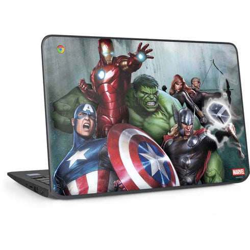 Marvel Avengers Assemble HP Chromebook Skin