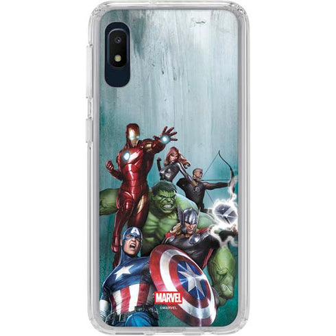 Marvel Avengers Assemble Galaxy A10e Clear Case