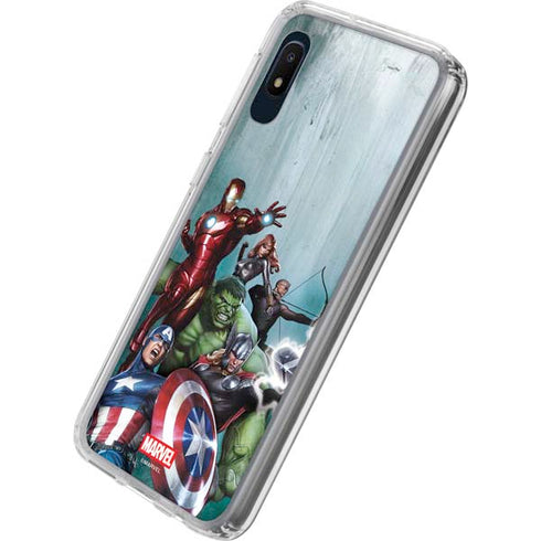 Marvel Avengers Assemble Galaxy A10e Clear Case