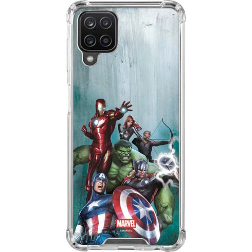 Marvel Avengers Assemble Galaxy A12 Clear Case