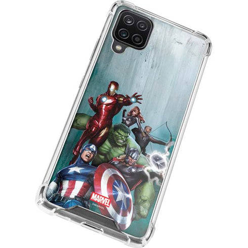 Marvel Avengers Assemble Galaxy A12 Clear Case