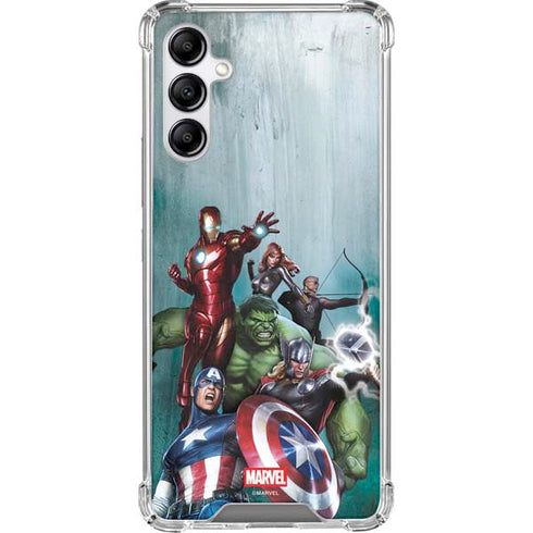 Marvel Avengers Assemble Galaxy A14 5G Clear Case