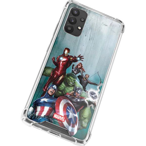 Marvel Avengers Assemble Galaxy A32 5G Clear Case