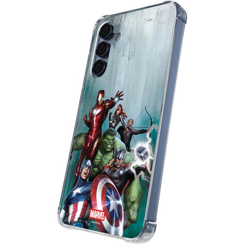 Marvel Avengers Assemble Galaxy A35 5G Clear Case