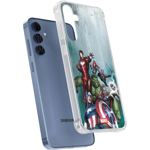 Marvel Avengers Assemble Galaxy A35 5G Clear Case