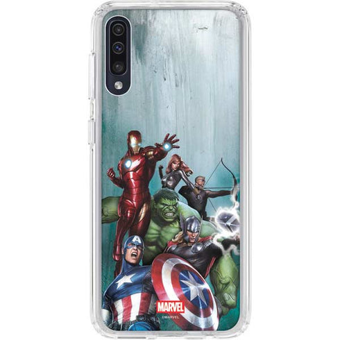 Marvel Avengers Assemble Galaxy A50 Clear Case