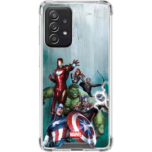 Marvel Avengers Assemble Galaxy A52 5G Clear Case