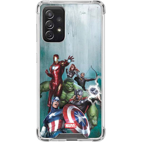 Marvel Avengers Assemble Galaxy A72 5G Clear Case