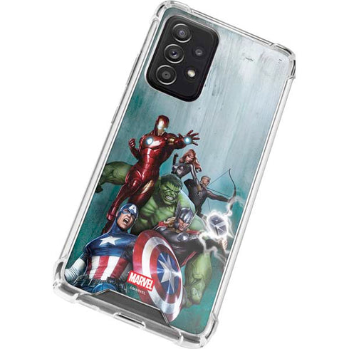 Marvel Avengers Assemble Galaxy A72 5G Clear Case