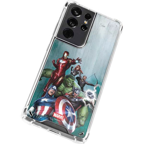 Marvel Avengers Assemble Galaxy S21 Ultra 5G Clear Case