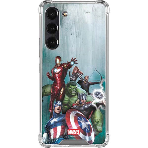 Marvel Avengers Assemble Galaxy S23 Plus Clear Case