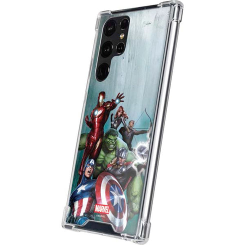 Marvel Avengers Assemble Galaxy S23 Ultra Clear Case