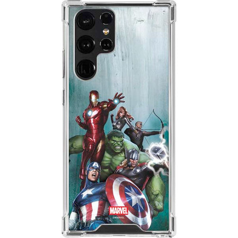 Marvel Avengers Assemble Galaxy S24 Ultra Clear Case