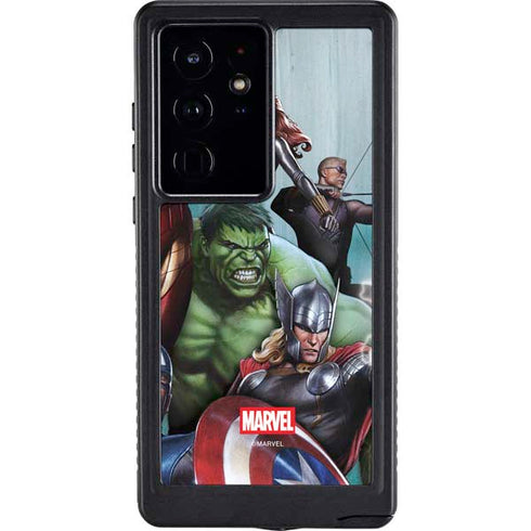 Marvel Avengers Assemble Galaxy S24 Ultra Waterproof Case