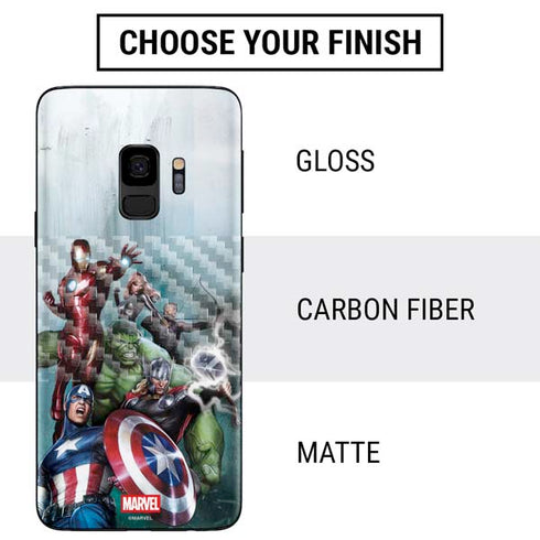 Marvel Avengers Assemble Galaxy S9 Skin