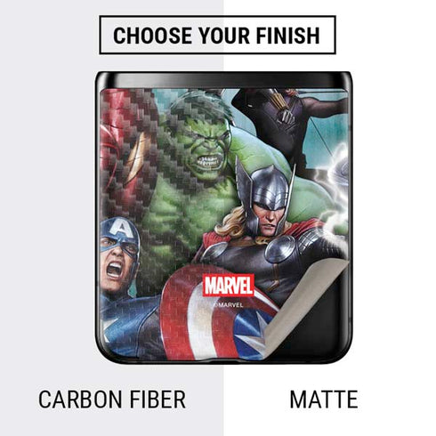 Marvel Avengers Assemble Galaxy Z Flip Skin