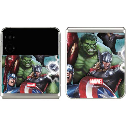 Marvel Avengers Assemble Galaxy Z Flip3 5G Skin