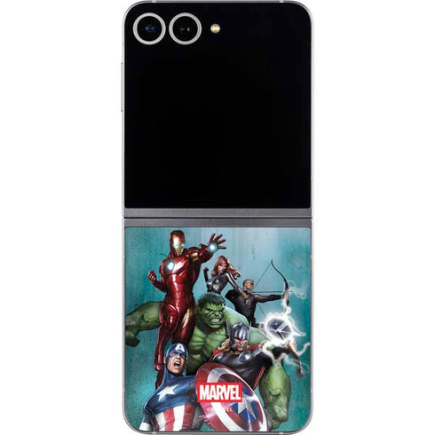 Marvel Avengers Assemble Galaxy Z Flip6 Skin