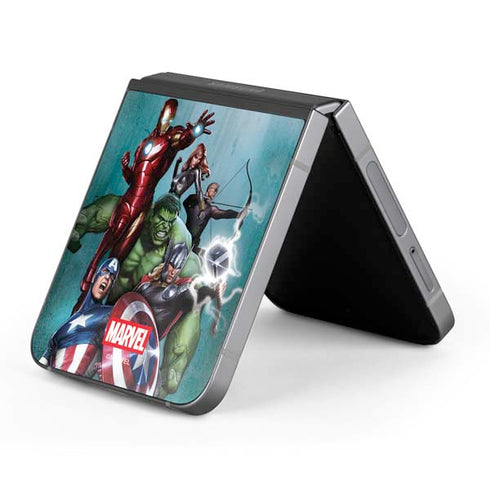Marvel Avengers Assemble Galaxy Z Flip6 Skin