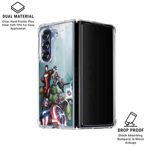 Marvel Avengers Assemble Galaxy Z Fold6 Clear Case
