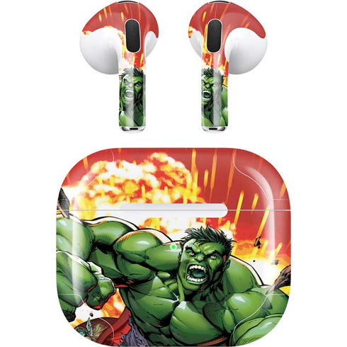 Marvel Avengers Assemble Hulk Apple AirPods (3rd Gen 2021) Skin