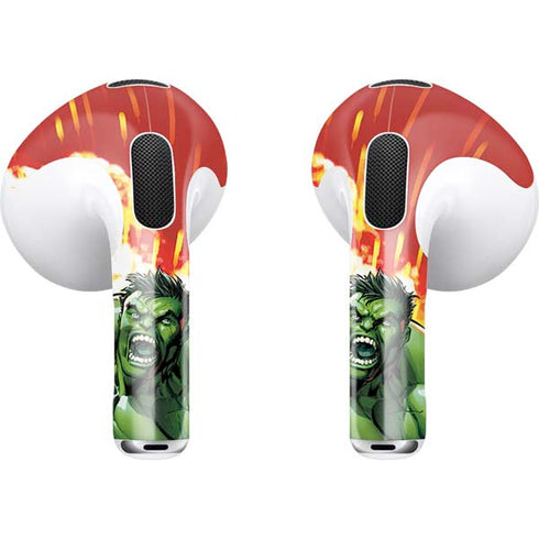Marvel Avengers Assemble Hulk Apple AirPods (3rd Gen 2021) Skin