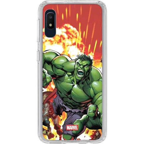 Marvel Avengers Assemble Hulk Galaxy A10e Clear Case