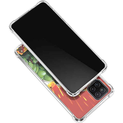 Marvel Avengers Assemble Hulk Galaxy A12 Clear Case