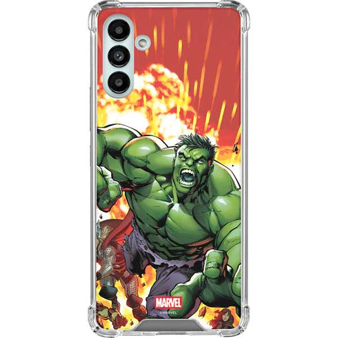 Marvel Avengers Assemble Hulk Galaxy A13 5G Clear Case