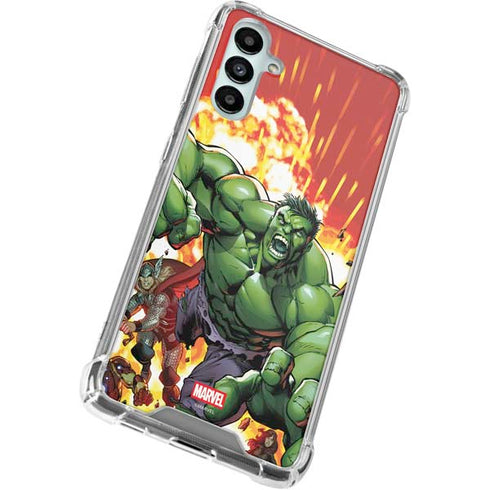 Marvel Avengers Assemble Hulk Galaxy A14 5G Clear Case