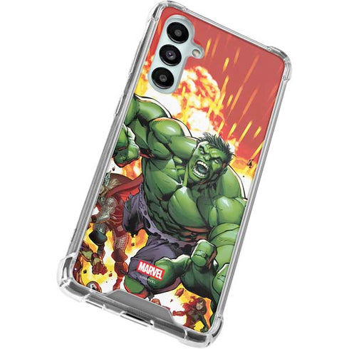 Marvel Avengers Assemble Hulk Galaxy A16 5G Clear Case