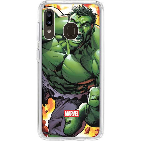 Marvel Avengers Assemble Hulk Galaxy A20 Clear Case