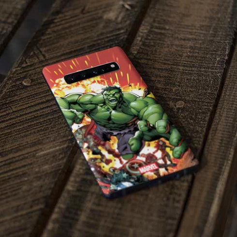 Marvel Avengers Assemble Hulk Galaxy S10 Plus Skin