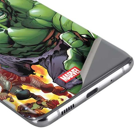 Marvel Avengers Assemble Hulk Galaxy S20 Skin