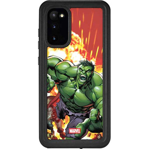 Marvel Avengers Assemble Hulk Galaxy S20 Waterproof Case