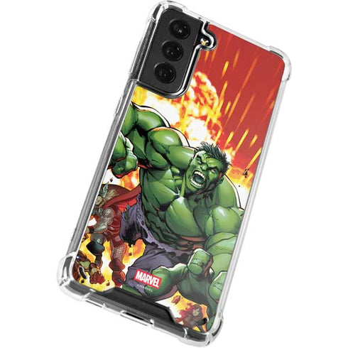 Marvel Avengers Assemble Hulk Galaxy S21 5G Clear Case