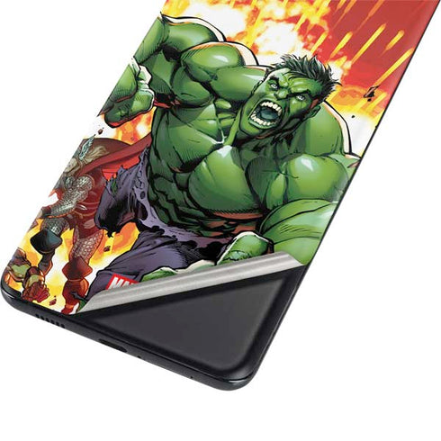 Marvel Avengers Assemble Hulk Galaxy S21 Plus 5G Skin