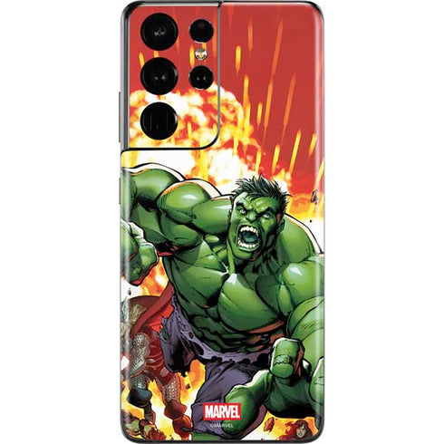 Marvel Avengers Assemble Hulk Galaxy S21 Ultra 5G Skin