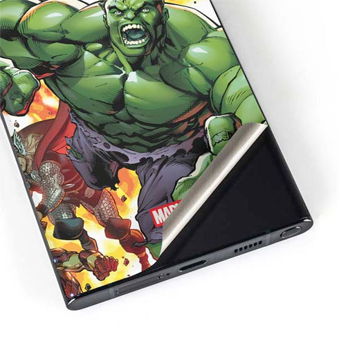Marvel Avengers Assemble Hulk Galaxy S22 Ultra Skin