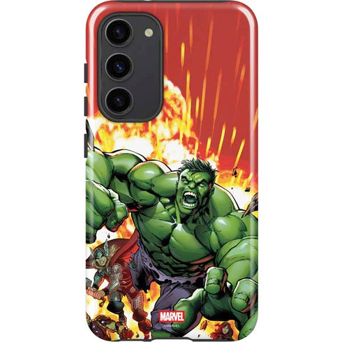 Marvel Avengers Assemble Hulk Galaxy S23 Plus Pro Case