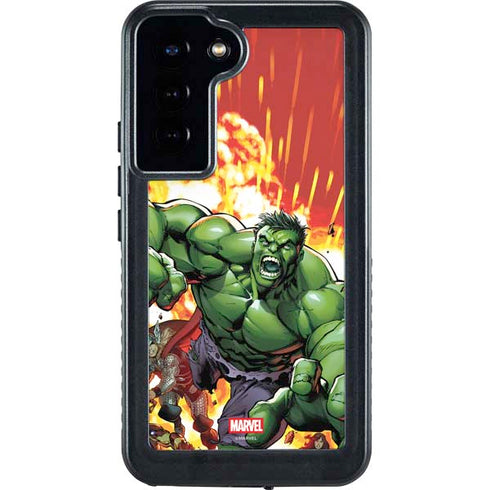 Marvel Avengers Assemble Hulk Galaxy S23 Plus Waterproof Case