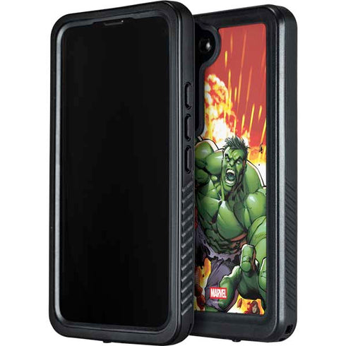 Marvel Avengers Assemble Hulk Galaxy S23 Plus Waterproof Case