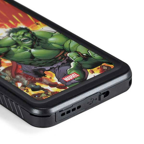 Marvel Avengers Assemble Hulk Galaxy S23 Plus Waterproof Case