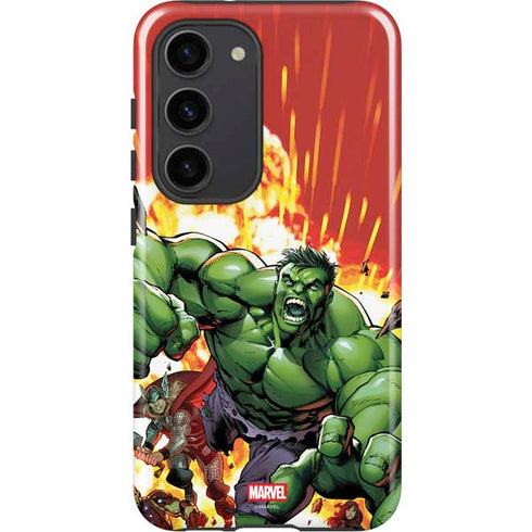 Marvel Avengers Assemble Hulk Galaxy S23 Pro Case