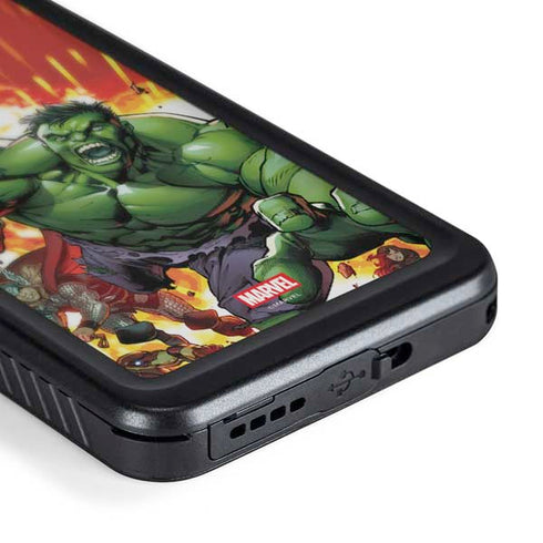 Marvel Avengers Assemble Hulk Galaxy S23 Waterproof Case