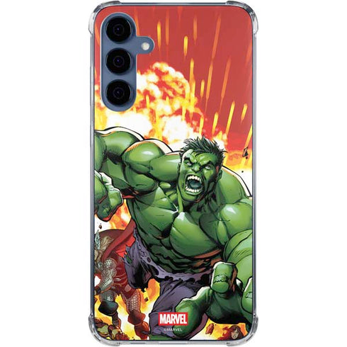 Marvel Avengers Assemble Hulk Galaxy S24 Clear Case