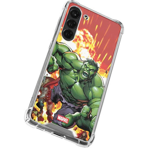 Marvel Avengers Assemble Hulk Galaxy S24 FE Clear Case