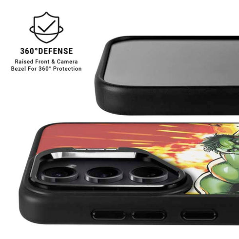 Marvel Avengers Assemble Hulk Galaxy S24 Plus Kickstand Case