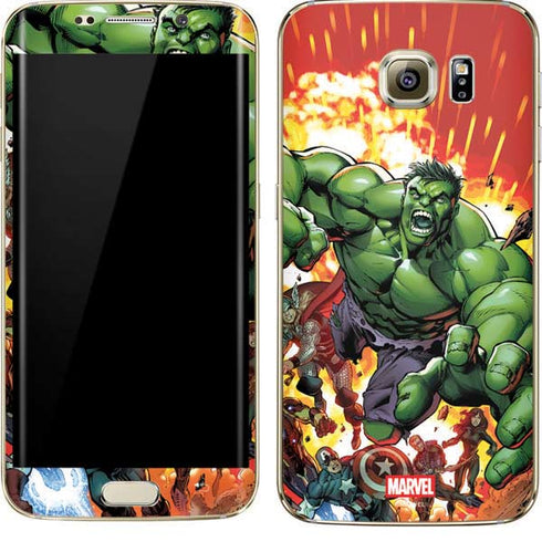 Marvel Avengers Assemble Hulk Galaxy S7 Edge Skin