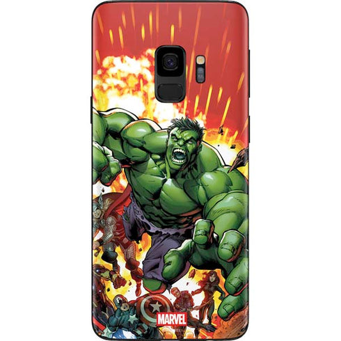 Marvel Avengers Assemble Hulk Galaxy S9 Skin